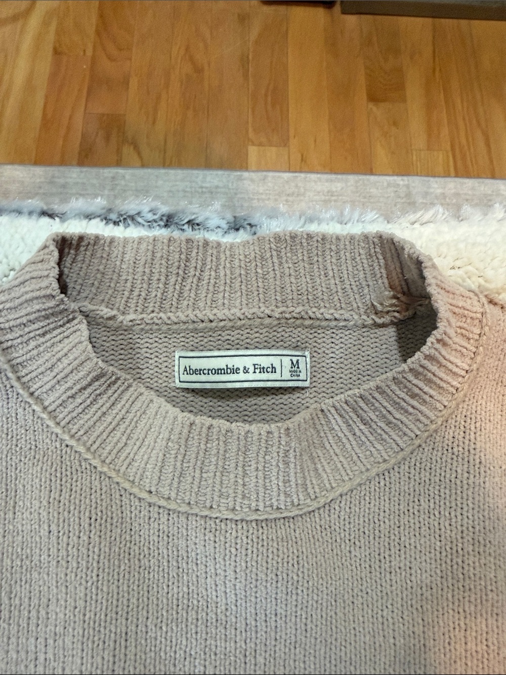 Abercrombie & Fitch Women's Crewneck Sweater in Light Brown - Picture 2 of 2